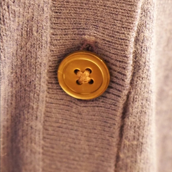 Bright blue cuffed sleeve GAP cardigan - Picture 2 of 5